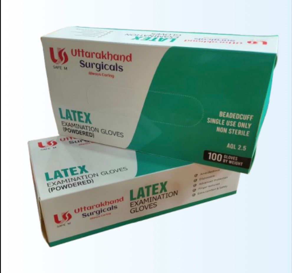 Latex Examination Gloves (Powdered and Powdered Free)